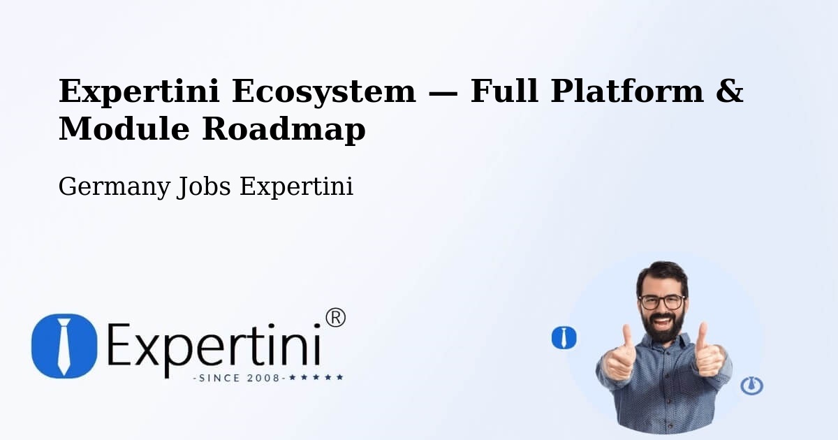 Expertini Ecosystem — Full Platform & Module Roadmap – Hilden